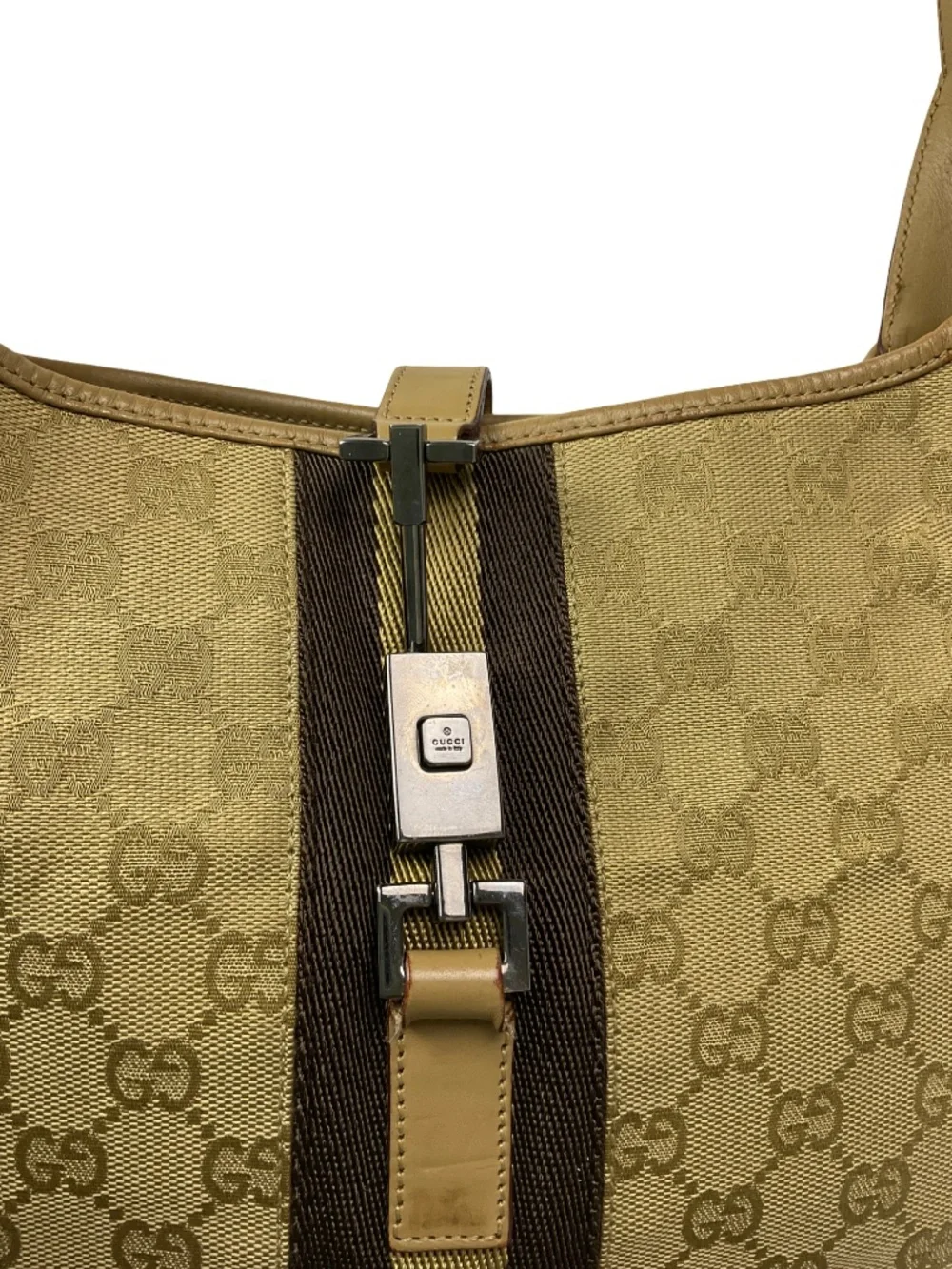 Gucci GG Canvas Jackie Hobo Bag
